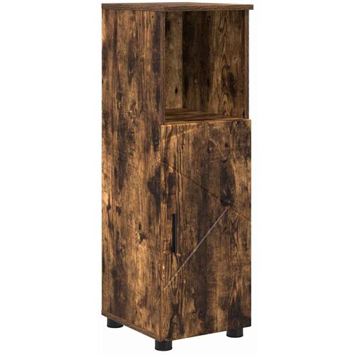 VidaXL Kopalni&amp;scaron;ka omarica s polico Dimljeni hrast 30 x 35 x 95 cm, (5000064637) Slike