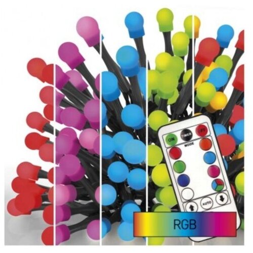 Emos lighting LED božična cherry veriga – kroglice 10 m, RGB D5AA01 Cene