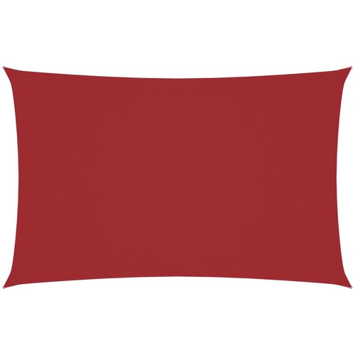  Jedro protiv sunca od tkanine Oxford pravokutno 2x4,5 m crveno Slike