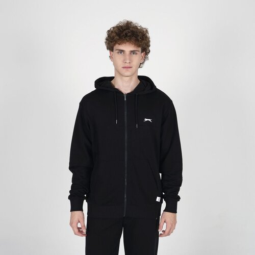 Slazenger Mu&amp;scaron;ki duks sa kapuljačom Kendal full zip, Crni Slike