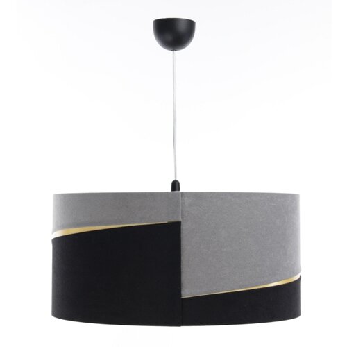  Luster na sajli SWING 1xE27/60W/230V crna/siva/zlatna Slike