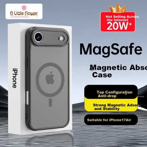  ALittleFlower Maska za mobilni telefon IPhone 17 Air, Providno-crna Cene