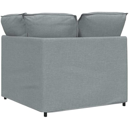  Modularna sofa Kutni modul s jastucima svijetlo siva 100 cm Slike