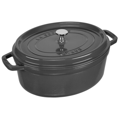 Staub Round Cocotte, 31cm cast iron, graphite grey Cijene
