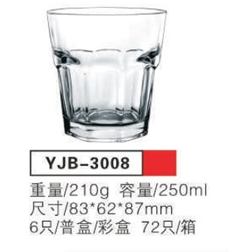  Staklena casa 250ml 6/1 YJB-3008 Cene