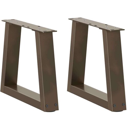  noge jedilne mize v-oblika 2 kosa naravno jeklo 40x(30-31,3) cm Cene