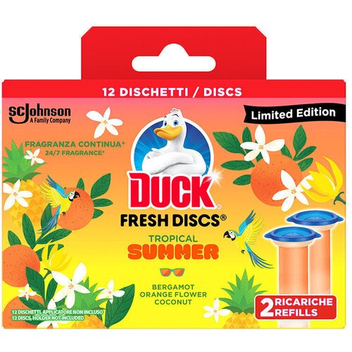 Duck fresh discs summer wc osveživač dopuna 72ml Slike