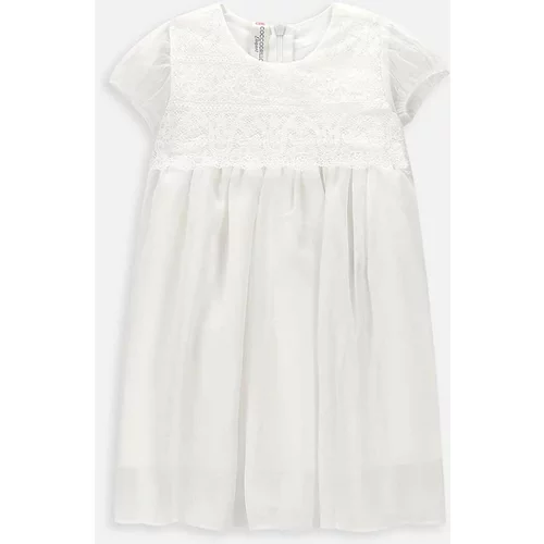 Coccodrillo Obleka za dojenčka bela barva