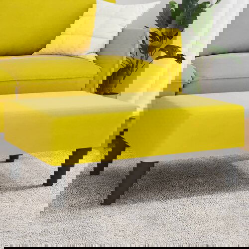 VidaXL Tabure žuti 77x55x31 cm bar&amp;scaron;unasti Slike