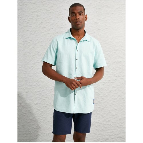 Koton Shirt - Green - Fitted Cene