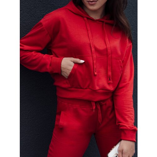 DStreet Women&amp;#039;s hoodie TRENDHOOD red Slike