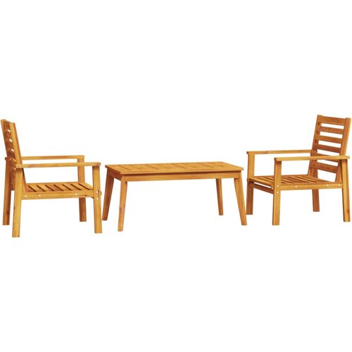 Maison Chic Seti vrtnega pohištva - Vrtna garnitura - Vrtni pohištvo set 3-delna trden les akacije, (21809833) Cene