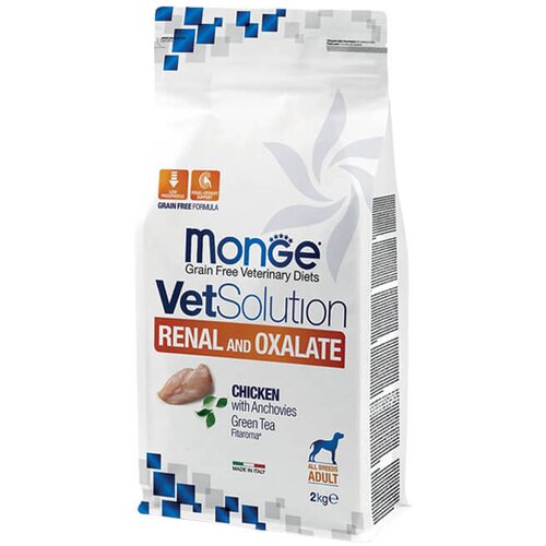 Monge vetsolution renal and oxalate canine - dijetetska hrana za pse za podršku bubrežnoj funkciji (2kg i 12kg) 2kg Cene
