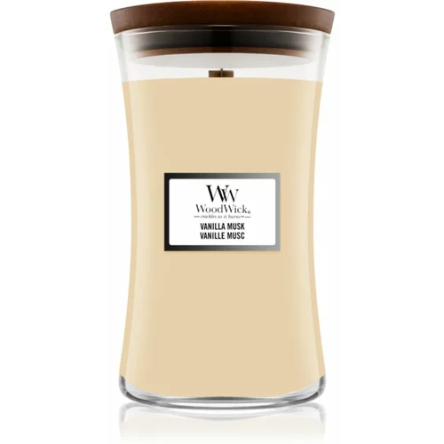 WoodWick Vanilla Musk mirisna svijeća 610 g