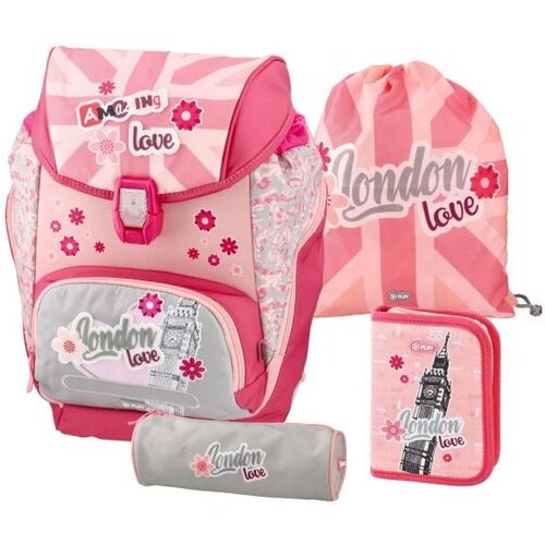 Play Logic set, ranac anatomski, 4 u 1, London Love Cene