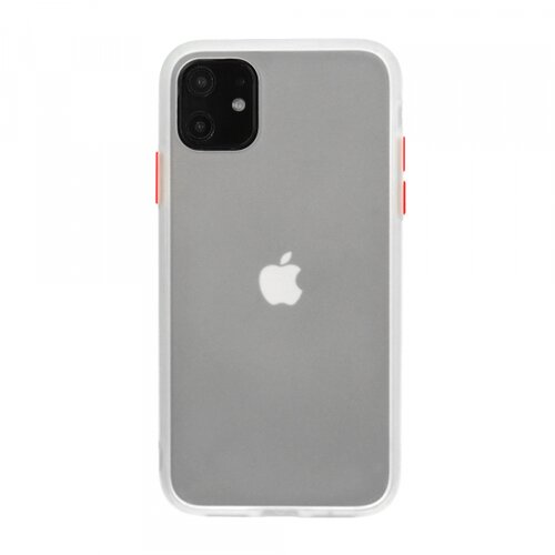 Silikonski ovitek s trdim zadnjim delom za iphone 12 mini - prozoren Cene