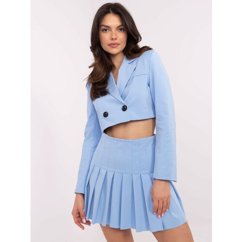 Italy Moda Skirt-DHJ-SD-8792.68-Light Blue Slike