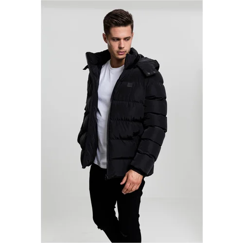 Urban Classics Puffer hooded jacket black