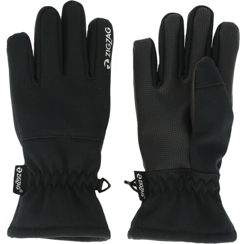 Zig Zag Children's softshell gloves Santiay Cene