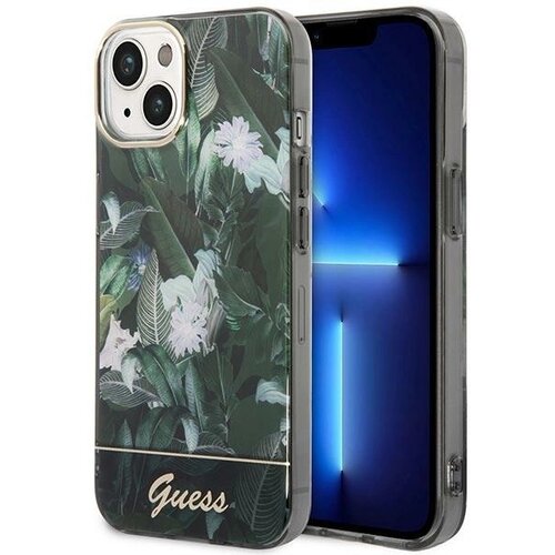 Guess OVITEK HARDCASE ZA IPHONE 14 PLUS 6.7 GREEN JUNGLE, (21834139) Cene