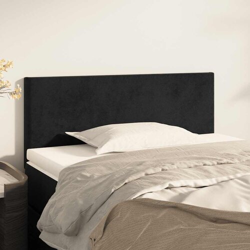  Uzglavlje crno 90x5x78/88 cm bar&scaron;unasto Cijene