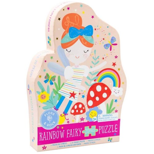 Floss&Rock® sestavljanka jigsaw puzzle rainbow fairy (20 kosov) Cene