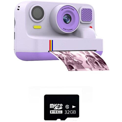 INF K12Pro Instant barvni fotoaparat s tiskalnikom Bluetooth Purple, (5000324290) Cene