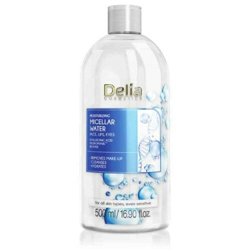 Delia micelarna voda sa hijaluronskom kiselinom za skidanje šminke Slike