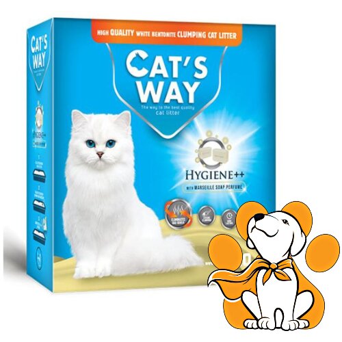 CATS WAY marseille soap 10l, grudvajući posip za mačke Slike