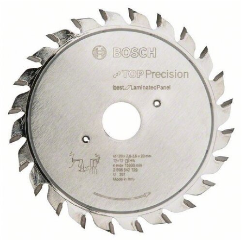 Bosch list za zasecanje Top Precision Laminated Panel 2608642127, 100 x 20 x 2,8-3,6 mm, 12+12 Cene