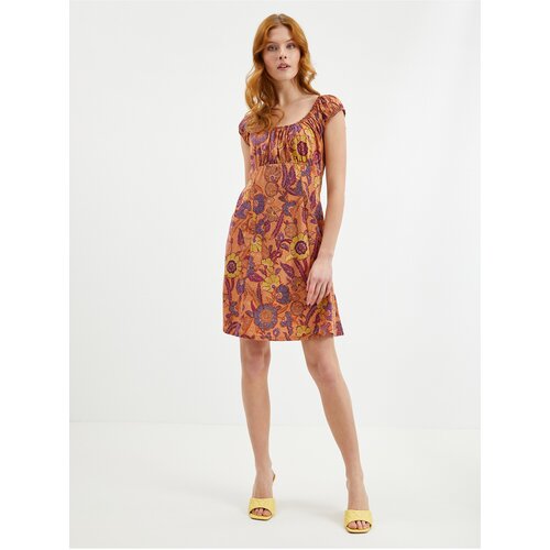 Orsay Orange Women Floral Dress - Women Slike