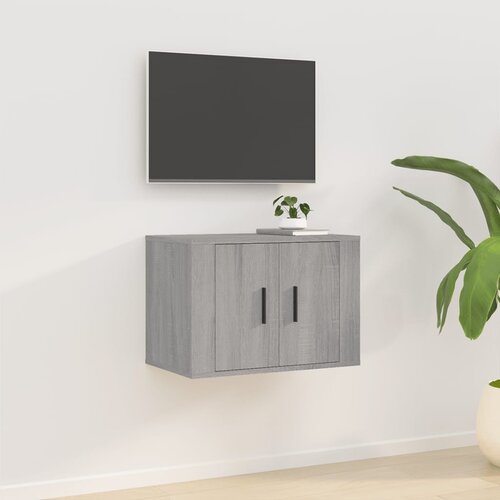 VidaXL Stenska TV omarica siva sonoma 57x34,5x40 cm Slike