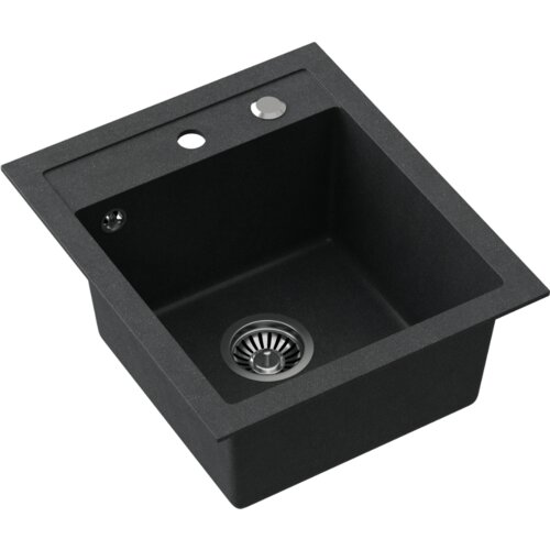 Sink Solution pomivalno korito LUMINA 60 - 430 x 500 mm - črn Slike