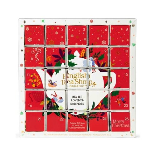 English Tea Shop Bio adventski kalendar "Red Christmas" - 1 kom Cene