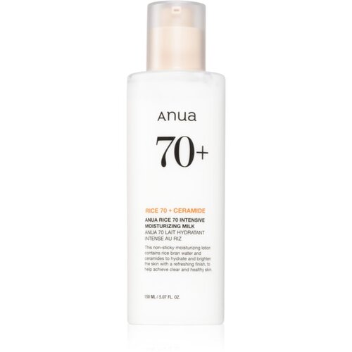 Anua Rice 70 Intensive Moisturizing Milk posvjetljujuće i hidratantno mlijeko za lice 150 ml Slike