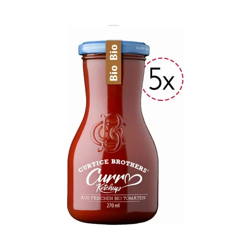 Curtice Brothers BIO Curry Ketchup - 5 kosov