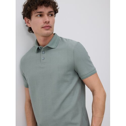 Reserved Slim polo-majica - prljavozeleno Cijene