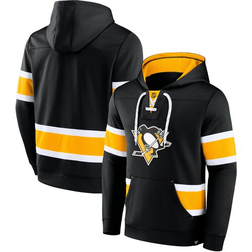Fanatics Pánská mikina Mens Iconic NHL Exclusive Pullover Hoodie Pittsburgh Penguins Cene