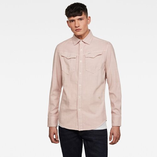 G-star shirt - Arc 3d slim shirt l\s old pink Cene