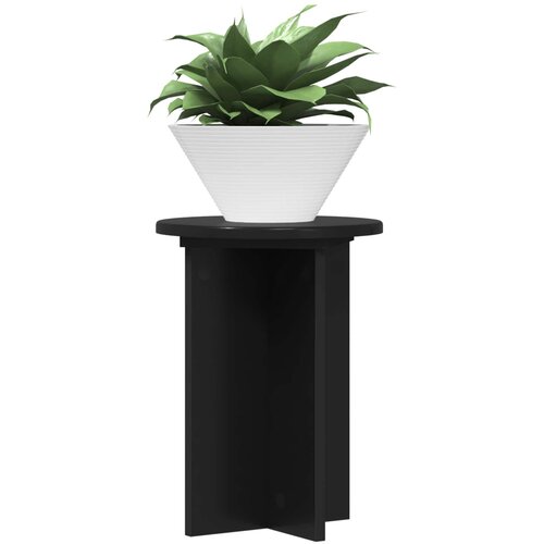  Stalak za biljke 2 pcs Crna &amp;Oslash;29,5 x 40 cm Konstruirano drvo Slike