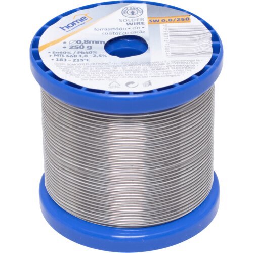 Sma kositer za lotanje, &Oslash; 0.8 mm, 250g - SW 0.8/250 Cene