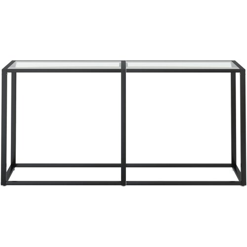  Konzolni stol prozirni 160 x 35 x 75,5 cm od kaljenog stakla Slike