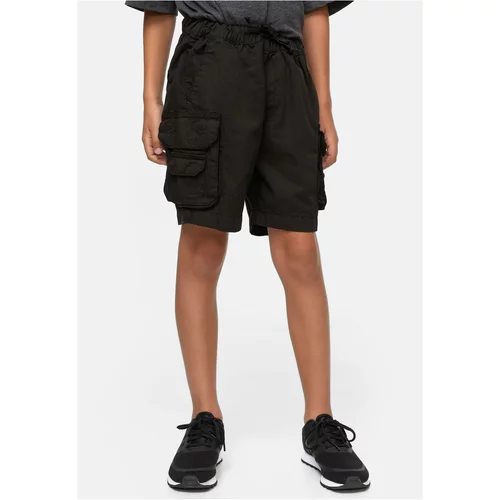 Urban Classics Kids Boys' Double Pocket Cargo Shorts Black