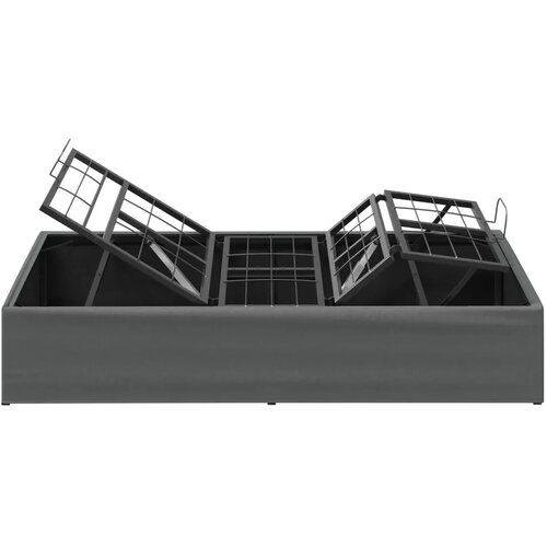  Električni podesivi okvir kreveta Tamnosiva 200 x 80 x 33 5 cm - Tamnosiva 80 x 200 cm Slike