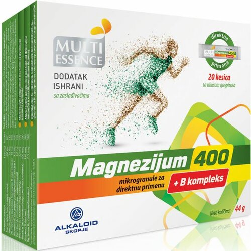 Alkaloid multi essence magnezijum 400mg + b complex a20 Cene