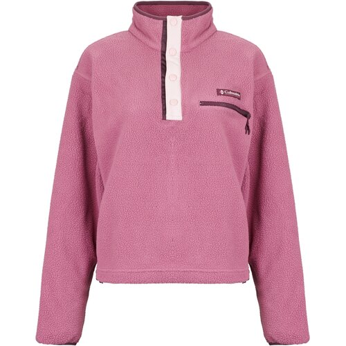 Columbia Flis Helvetia II Cropped Half Snap Fleece Rožnata Cene