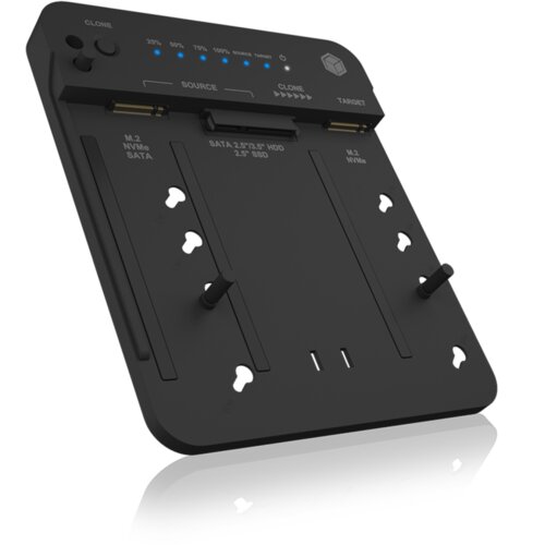 Icybox IB-2913MCL-C31 priklopna postaja/ohi&amp;scaron;je za M2, 2,5&amp;quot; in 3,5&amp;quot; diske za kloniranje Slike