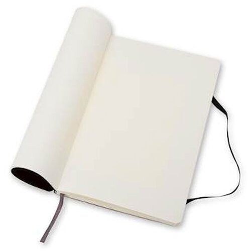 Moleskine Beležnica PKT mehke platnice, črna &amp;ndash; brezčrtna Slike