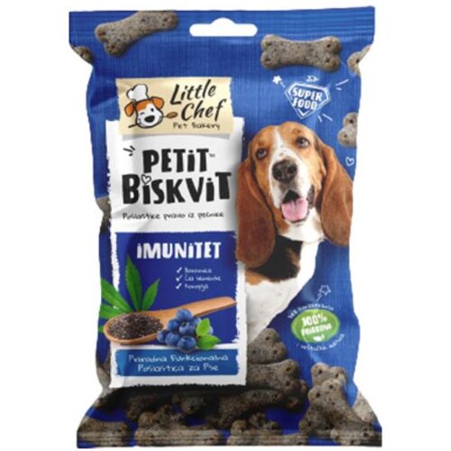 LITTLE CHEF PETIT Poslastica za pse za jačanje imuniteta Biskvit Immunity, 150g Cene