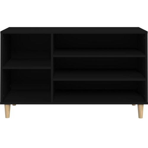  za cipele crni 102 x 36 x 60 cm od konstruiranog drva Slike